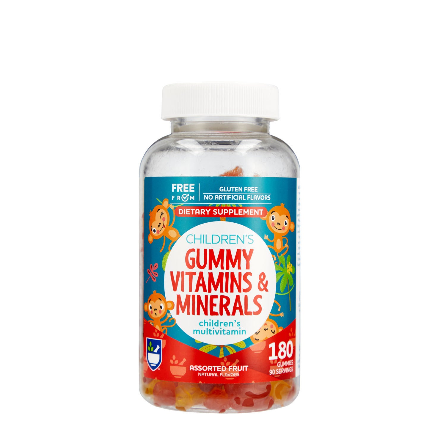Gummy Vitamins & Minerals Children's Multivitamin Assorted Fruit GNC
